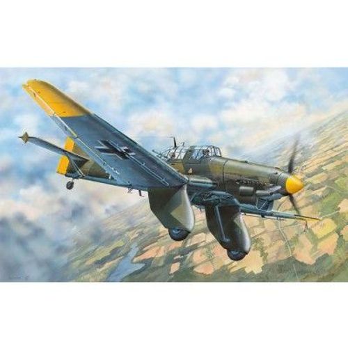 Maquette Avion Militaire : Junkers Ju-87a Stuka-Trumpeter