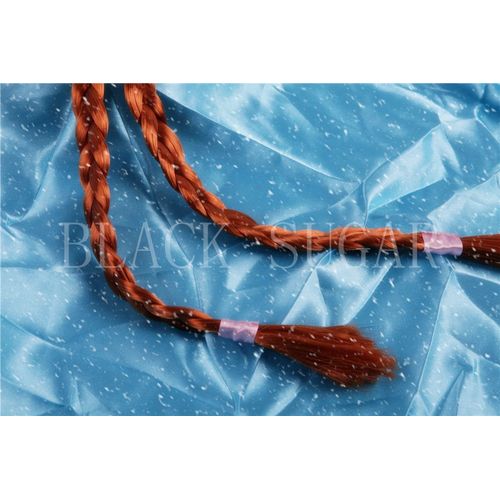Perruque Natte Cheveux Elsa La Reine Des Neiges Pour Enfant Fixation Barette Look  Elsa Déguisement Parfait