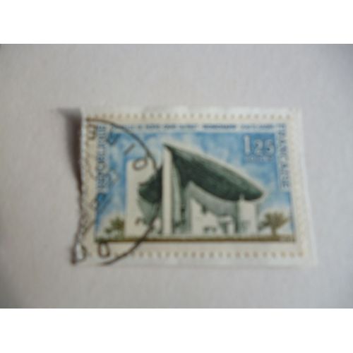 Timbre "France :La Chapelle De Ronchamp (Haute Saône)".