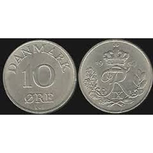 10 Ore 1954 Danemark 