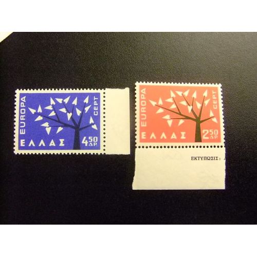 Grecia - Grèce - 1962 - Europa - Yvert & Tellier Nº 774/ 775 ** Mnh