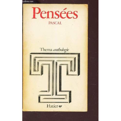 Pensees / Collection Themas  Anrhologie.