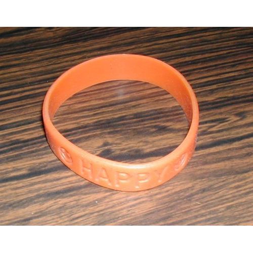 Bracelet Silicone Orange Happy