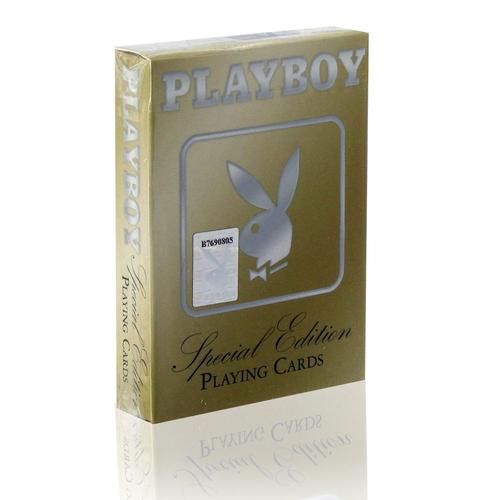 Jeu De Cartes Poker Playboy Gold Edition