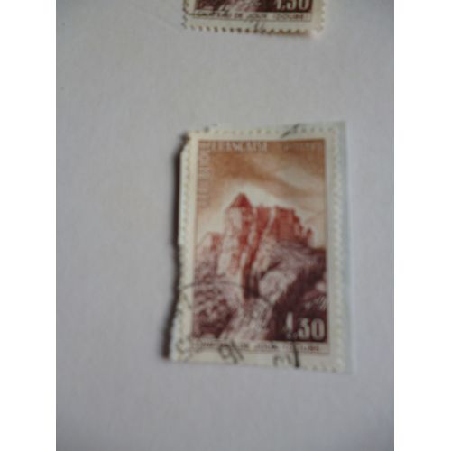 Timbre "France :Château De Joux (Doubs)".
