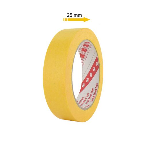 Ruban de masquage 3M 244 25mm x 48m jaune