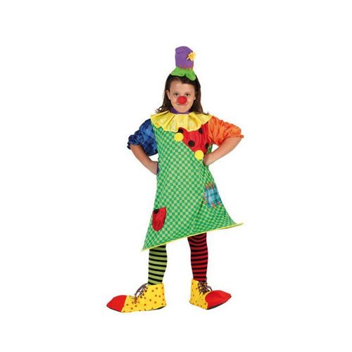 Déguisement Robe Clown Fille - Enfant - 3-4 Ans
