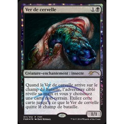 Ver De Cervelle/ Brain Maggot Premium Foil Fnm Promo