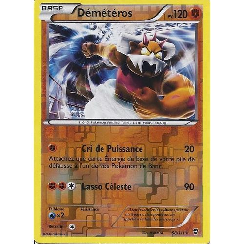 Carte Pokemon//Xy - Poings Furieux//Démétéros//58-R/111