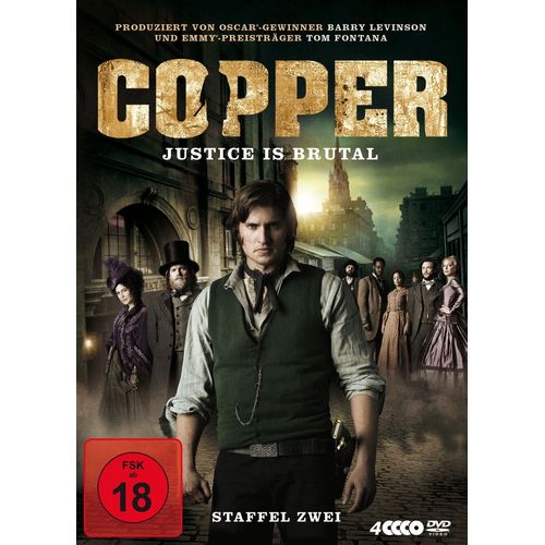 Copper - Justice Is Brutal. Staffel Zwei (4 Discs)