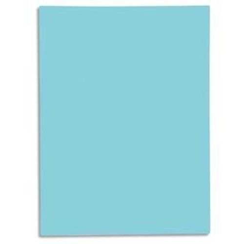 Exacompta Paquet De 50 Chemises 1 Rabat Jura 250 En Carte 240 Grammes Bleu Clair