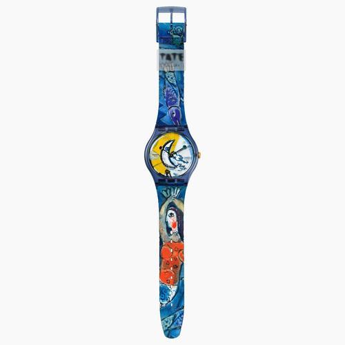 Montre Swatch Chagall's Blue Circus