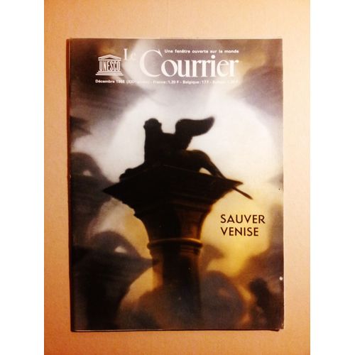 Le Courrier De L'unesco 12/1968 Sauver Venise Avec A.Vrioni, L.Frédéric, M.Brion, R.Maheu, Etc.