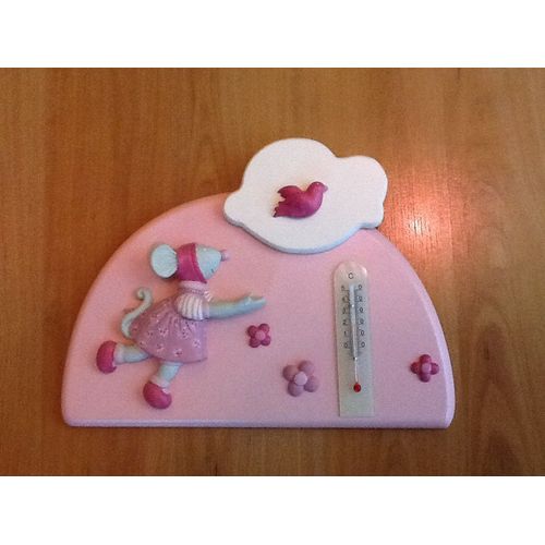 Thermomètre Mural Lila Chez Moulin Roty