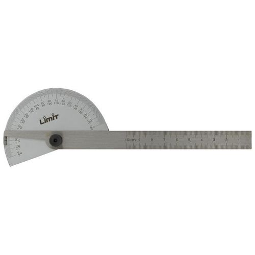 Rapporteur d'angle 180° avec règle Limit GBRO