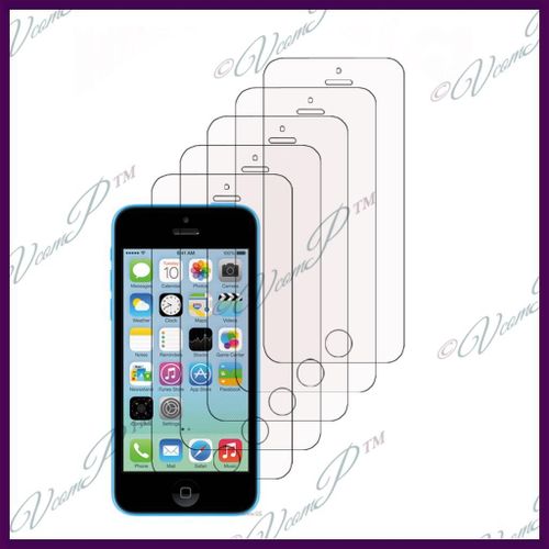 Apple Iphone 5c: Lot / Pack De 5x Films De Protection D'écran Clear Transparent
