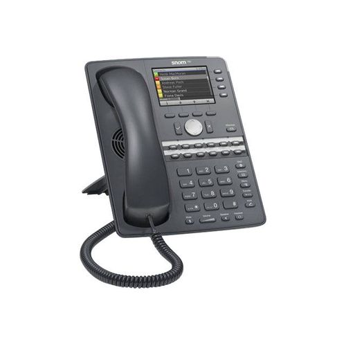snom 760 - Téléphone VoIP - à 5 voies capacité d'appel - SIP, RTCP, SRTP - gris anthracite