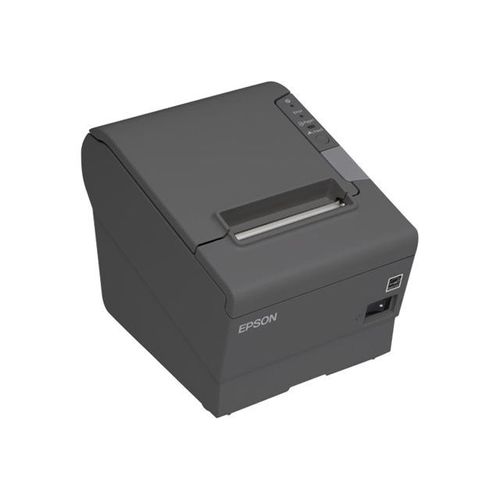 Epson TM T88V - Imprimante de reçus - thermique en ligne - Rouleau (8 cm) - jusqu'à 300 mm/sec - parallèle, USB - outil de coupe - gris foncé