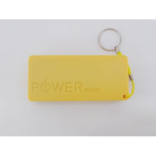 Batterie De Secours Externe 5600 Mah Avec Port Usb Pour Tous Smartphones Jaune