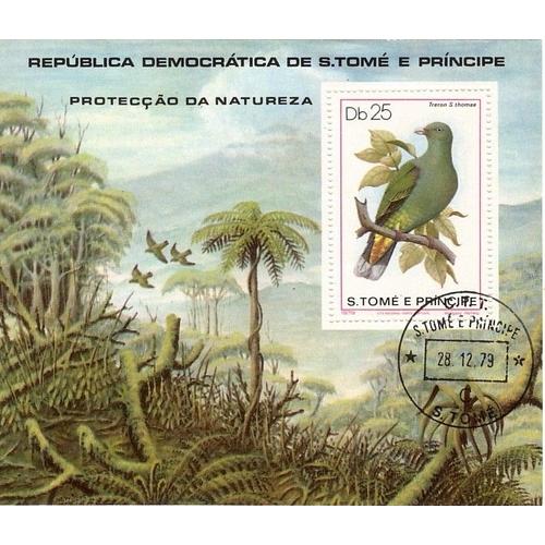 S. Tome E Principe - 1979 - Protection De La Nature - Oiseau