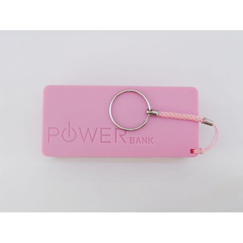 Batterie De Secours Externe 5600 Mah  Avec Port Usb  Pour Tous Smartphones Rose