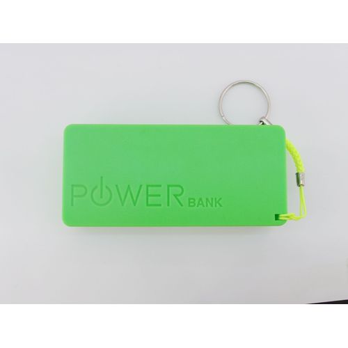 Batterie De Secours Externe 5600 Mah  Avec Port Usb  Pour Tous Smartphones Vert