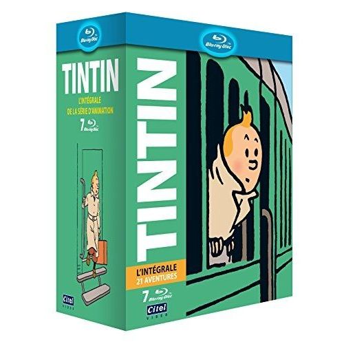 Tintin : L'intégrale De L'animation - 21 Aventures - Blu-Ray