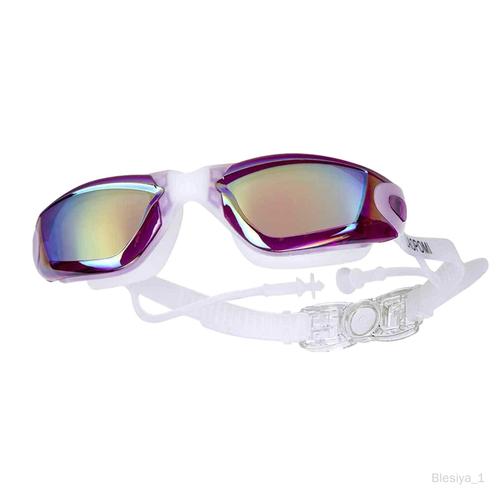 Lunettes De Natation Pour Hommes, Lunettes Durables À Vue Large Pour Violet