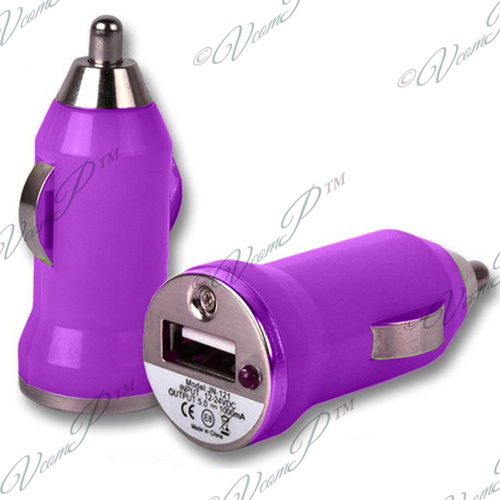 Htc One M8 Prime: Chargeur Voiture Allume Cigare - Violet