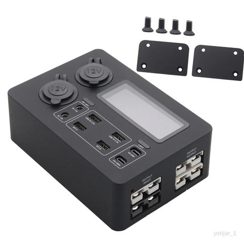 Boîte D'alimentation 12v, Rapide 3.0 Pour Remorque Extérieure Rv Boîte D'alimentation