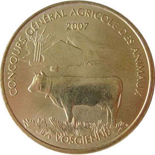 Monnaie De Paris Jeton Touristique 75- Salon De L'agriculture Concours Général Agricole Des Animaux 2007