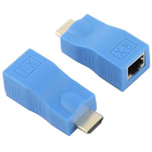 1 paire d'adaptateur d'extension HDMI RJ45, amplificateur de Signal, émetteur-récepteur, 30 mètres