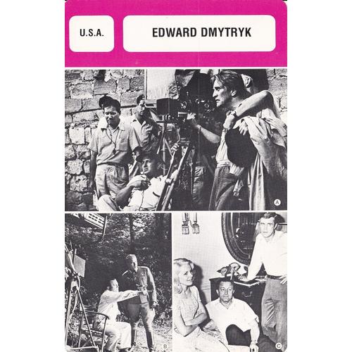 6 Fiches Monsieur Cinéma : Edward Dmytryk