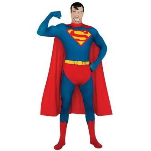 Déguisement Seconde Peau Superman? Adulte, Taille Medium