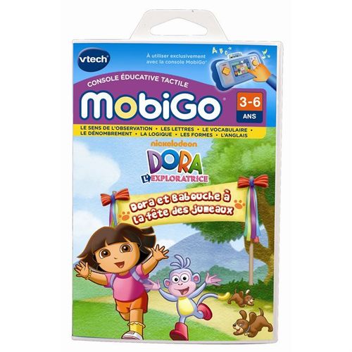 Vtech - 250805 - Jeu Educatif Electronique - Jeu Mobigo - Dora L'exploratrice