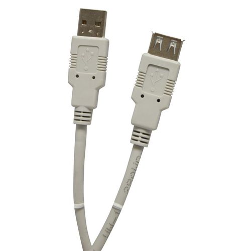 Rallonge USB 2.0 - 0.60m beige