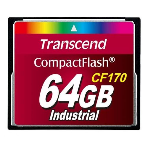 Transcend CF170 Industrial - Carte mémoire flash - 64 Go - 170x - CompactFlash