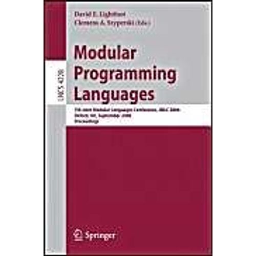 Modular Programming Languages