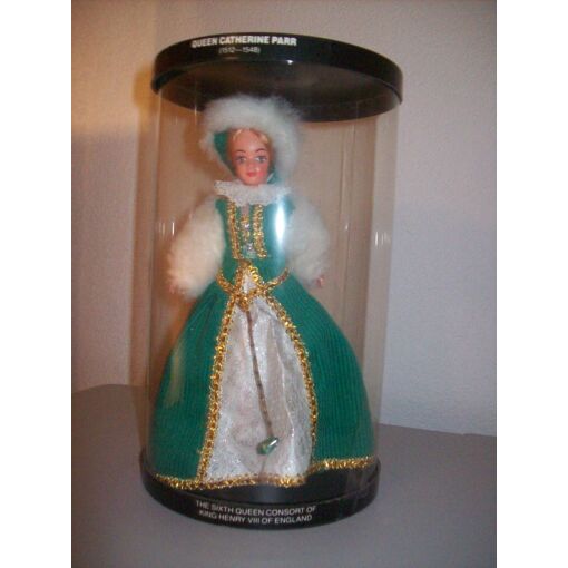 Poupée De Collection Série Historique - Reine Catherine Parr - 6ème Femme Du Roi Henri Viii Tudor