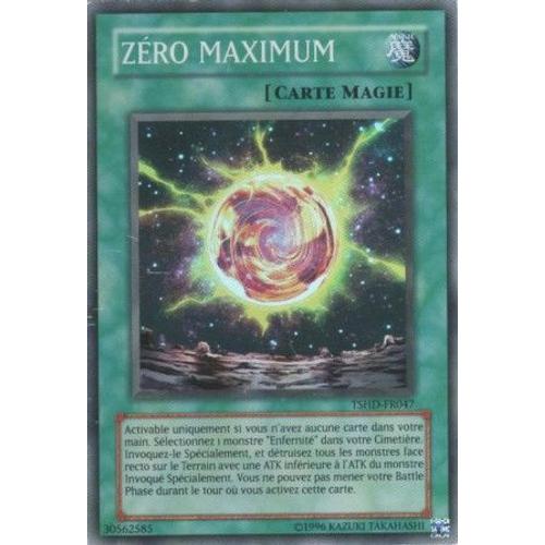 Carte Yu-Gi-Oh! "Zéro Maximum" Super Rare Tshd-Fr047