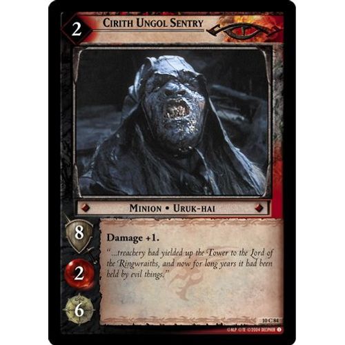 The Lord Of The Rings Tcg - Cirith Ungol Sentry (10c84) - Foil - Mount Doom