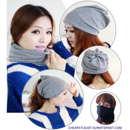 Multifonction: Bonnet  - Bandeau - Écharpe - Tour De Cou - Masque - Cagoule - Serre-Tête... Double Fil / Double Épaisseur