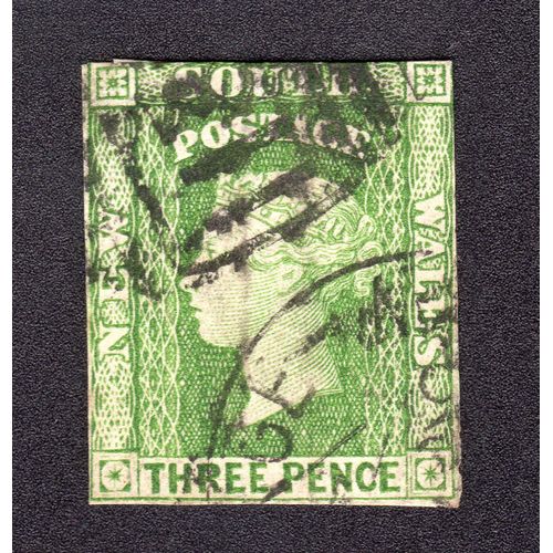Timbre Nouvelle-Galles Du Sud (Australie) Reine Victoria - 1856
