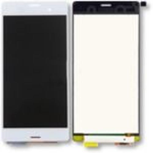Ecran Tactile + Lcd De Remplacement Blanc Pour Sony Xperia Z3 (L55t, L55u, D6603 D6643 D6653 D6616 Ou D6633)