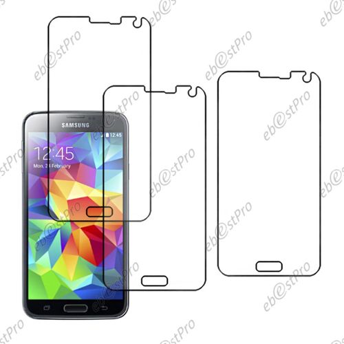 Ebeststar ® Lot X3 Film Protecteur D'écran Transparent Pour Samsung Galaxy S5 Sm-G900f G900, Octa-Core Sm-G900h