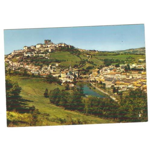 Cantal Saint Flour Vue Générale Carte Postale Postcard 