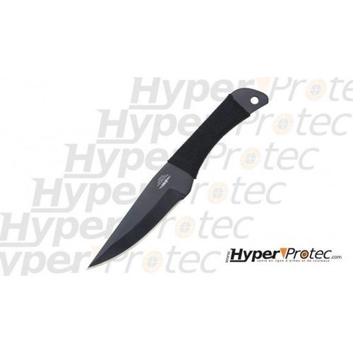 Couteau De Lancer Manche En Corde Avec Étui En Nylon