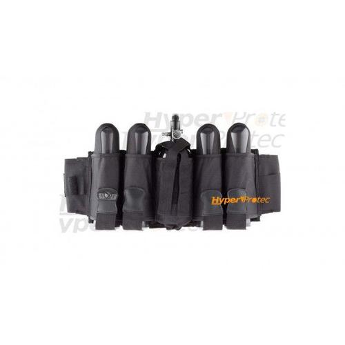 Harnais Noir Pour 4 Pots Et 1 Bouteille De Paintball - Gxg