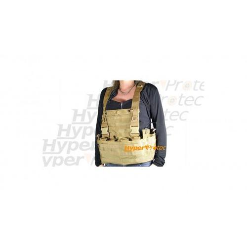 Gilet Tactical Tan Coyote Swiss Arms Système Molle