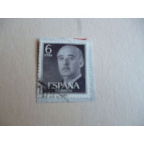 Timbre "Espagne : Franco".